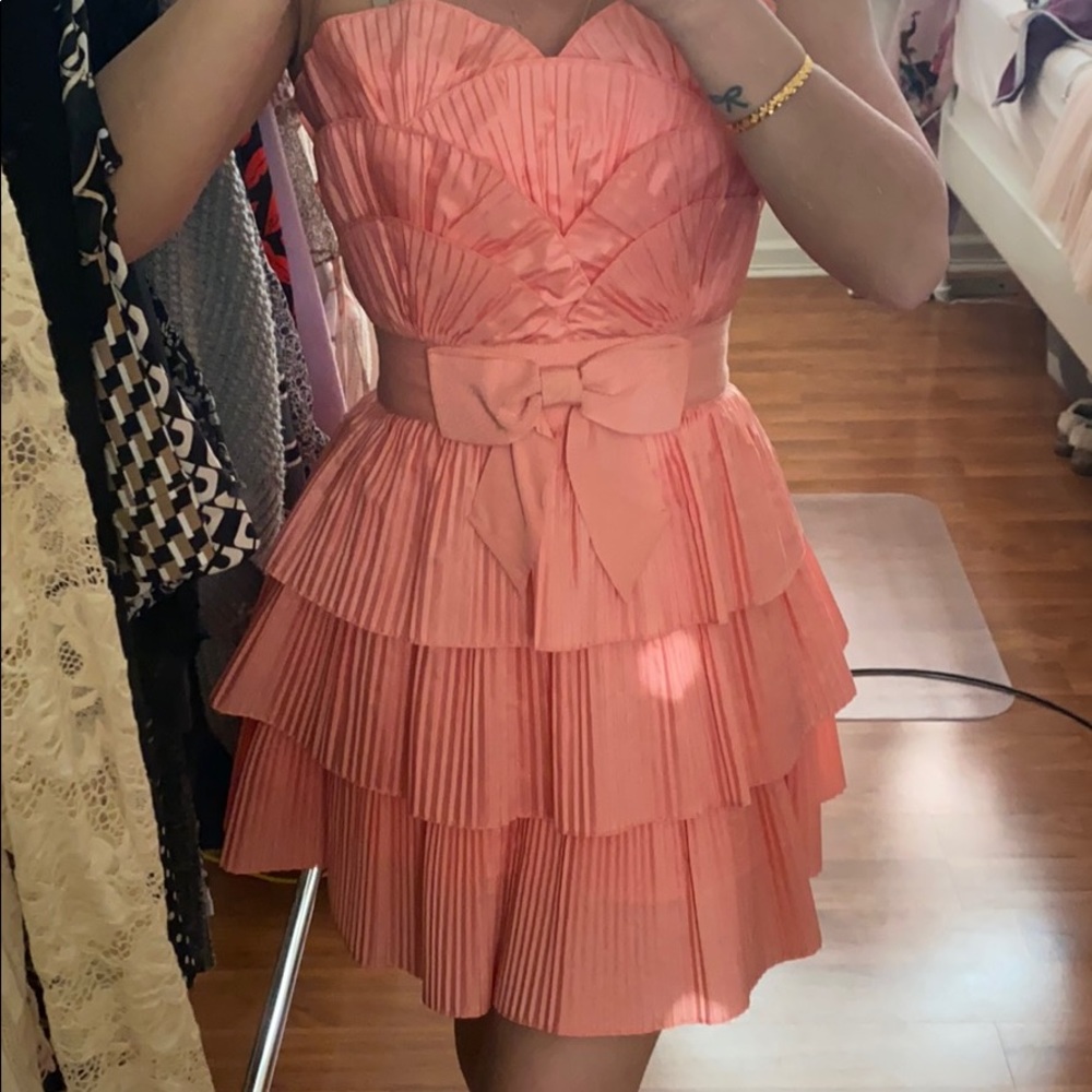 TopShop Ruffle Bow Dress